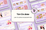 Retro Purple Y2K Website Template, a Wix Template by Template Twist Shop (Thumbnail 3 of 10)