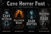 Cave Horror, a Serif Font by Wow Magic (Thumbnail 4 of 5)