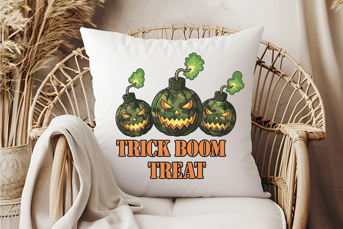 Camo Pumpkins Halloween Sublimation, an Illustration by DreamCafeArt (Photo 6 of 6)