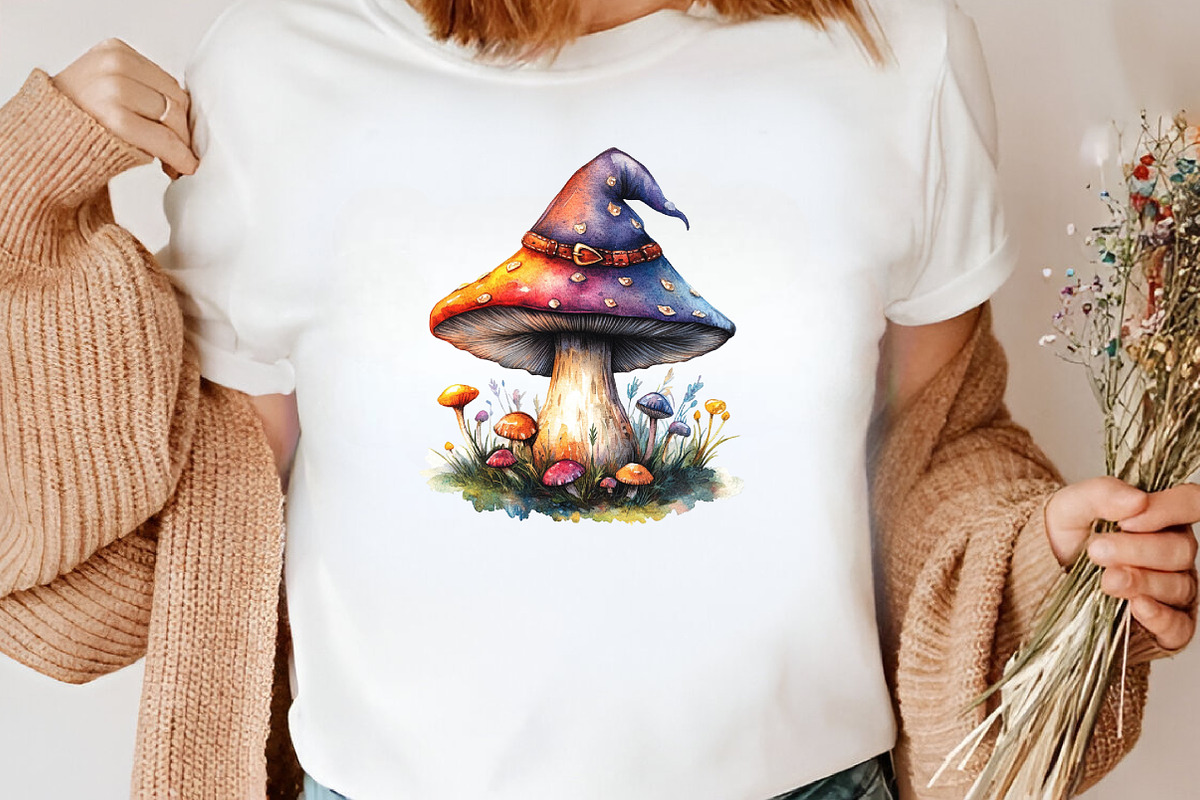 Halloween Mushrooms Clipart, an Illustration by Canvas Craft (Photo 7 of 8)