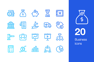 20 Business and Finance icons