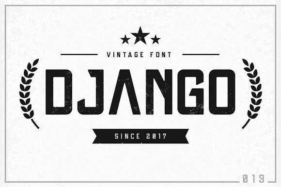 Django Vintage Font preview 7