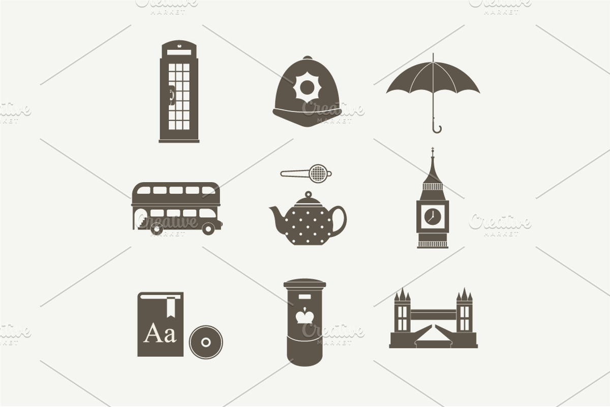London vector icons preview 2