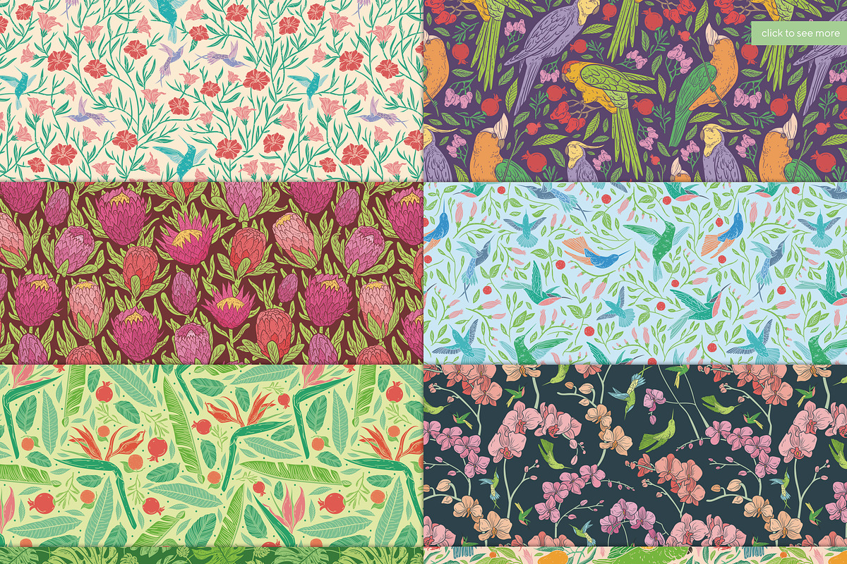 Tropical desire patterns, a Pattern Graphic by Piñata (Photo 14 of 17)