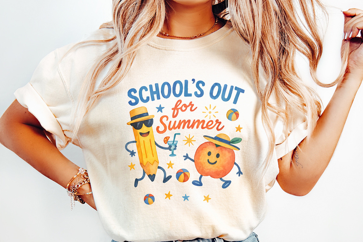 Schools Out For Summer png, an Illustration by SharpMarketplace (Photo 2 of 9)