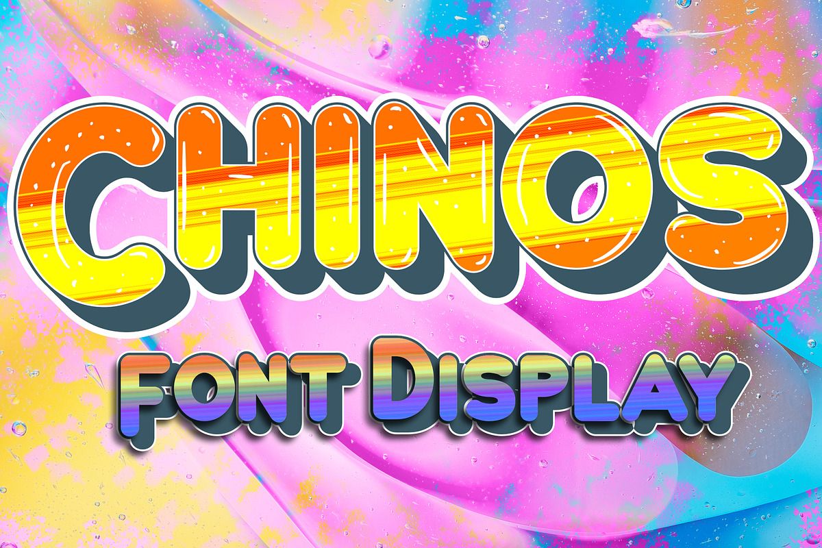 Chinos - Display Font, a Font by Fontcastle (Photo 1 of 6)