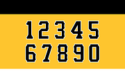 Sweetness Numeral Set, a Serif Font by Port Design Company (Thumbnail 4 of 7)