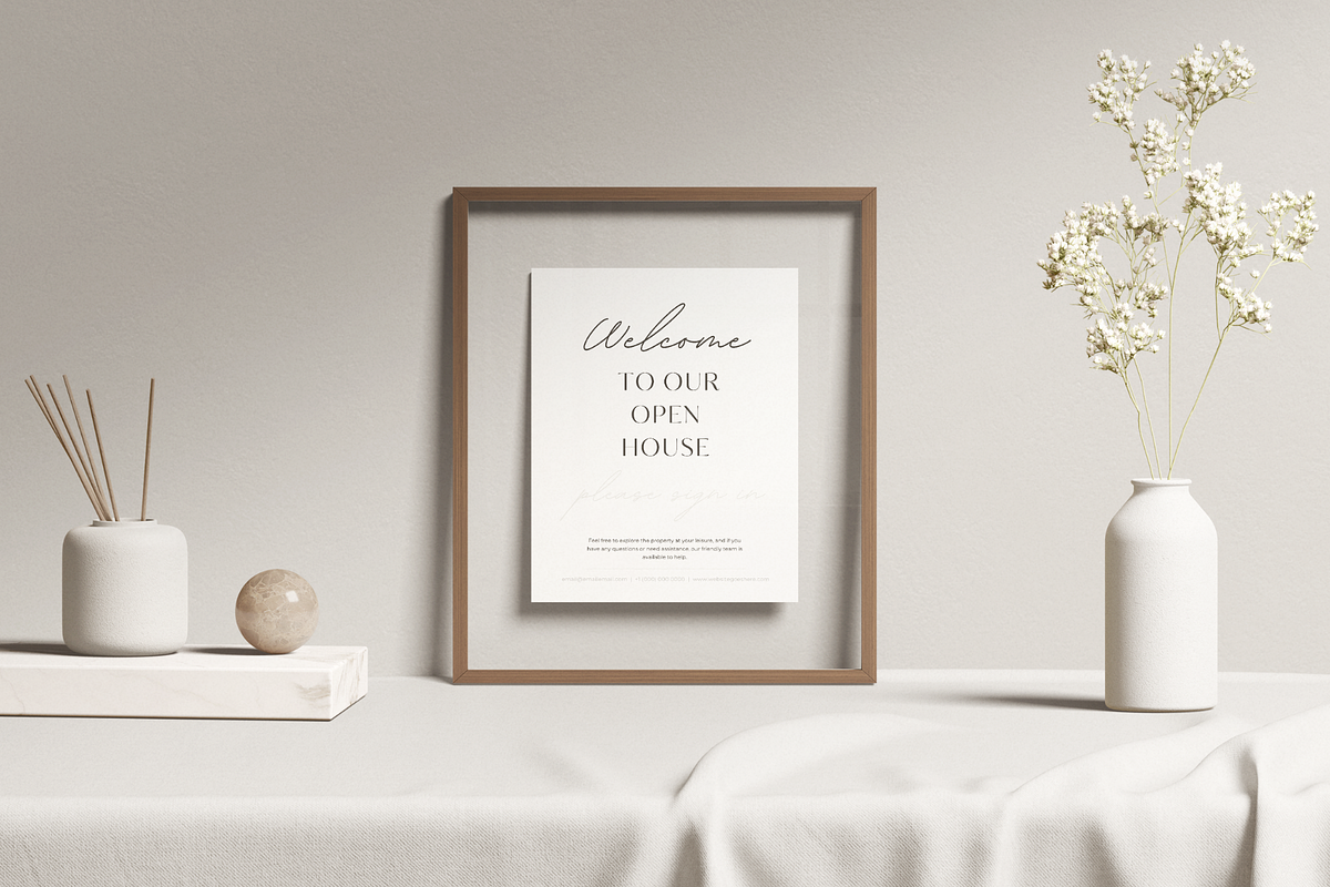 Real Estate Open House Sign-in Form, a Marketing Template by EstateElements (Photo 3 of 7)