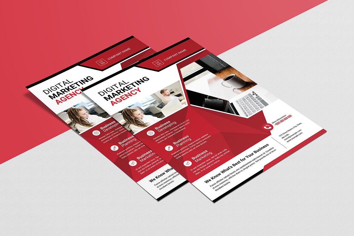 Business Flyer Template, a Flyer Template by retrographix (Photo 4 of 4)