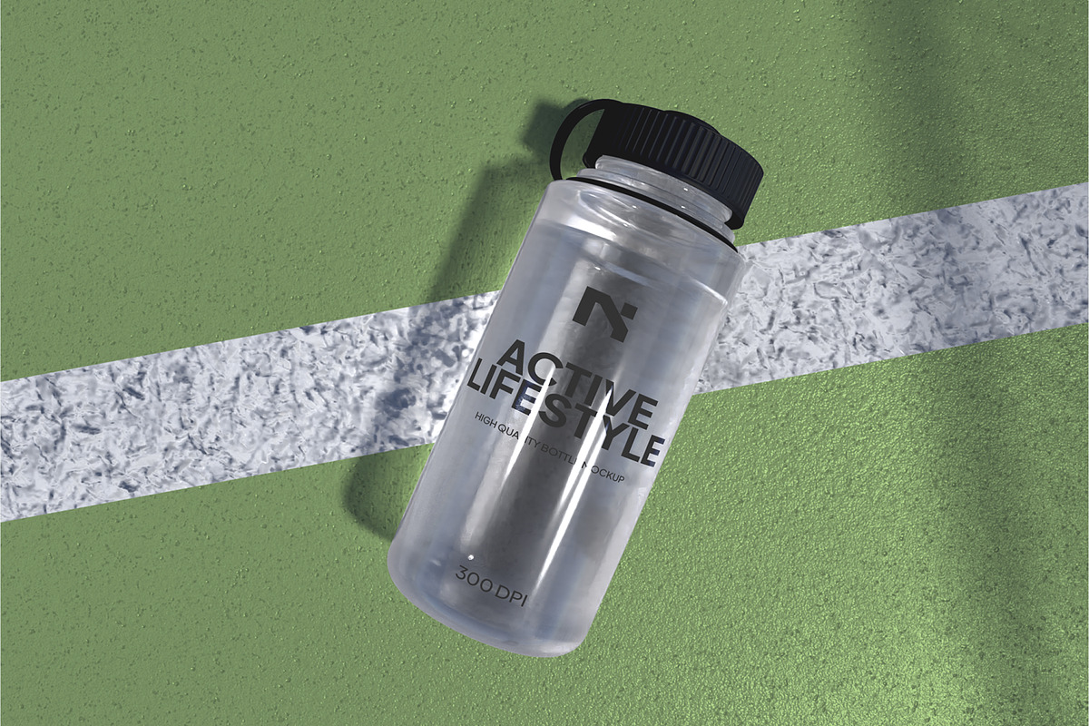 Active Lifestyle Bottle Mockup, a Packaging Mockup by Permadi Creative (Photo 4 of 5)