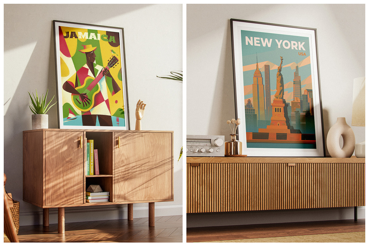 Travel Posters. Mega Bundle., a Decorative Illustration by Red Monkey (Photo 20 of 20)