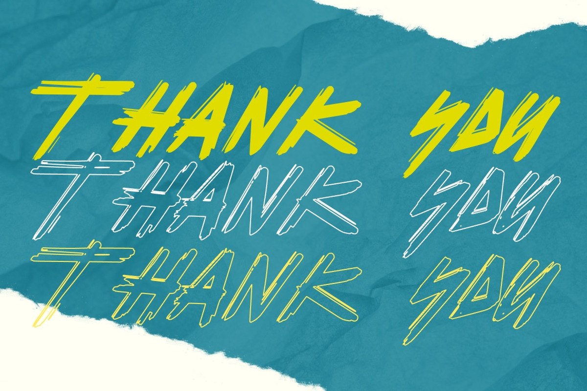 Zerowax - Tech Textured Font, a Handwritten Font by Dhabee (Photo 6 of 12)