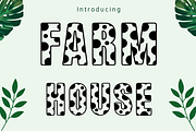 Farm House Font, a Script Font by Cutie_Kate_Studio (Thumbnail 1 of 10)