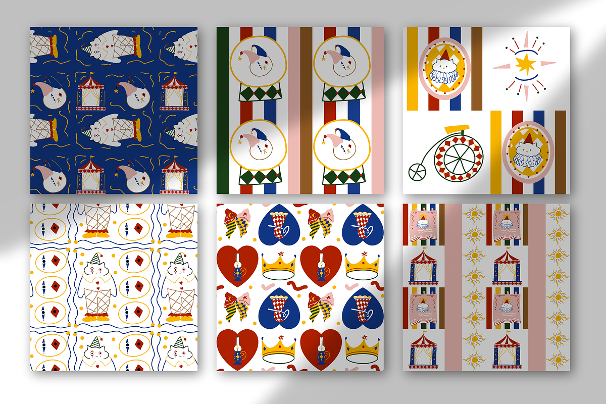 + 50 Jester Seamless Pattern, a Pattern Graphic by The Journey Atelier (Photo 14 of 17)