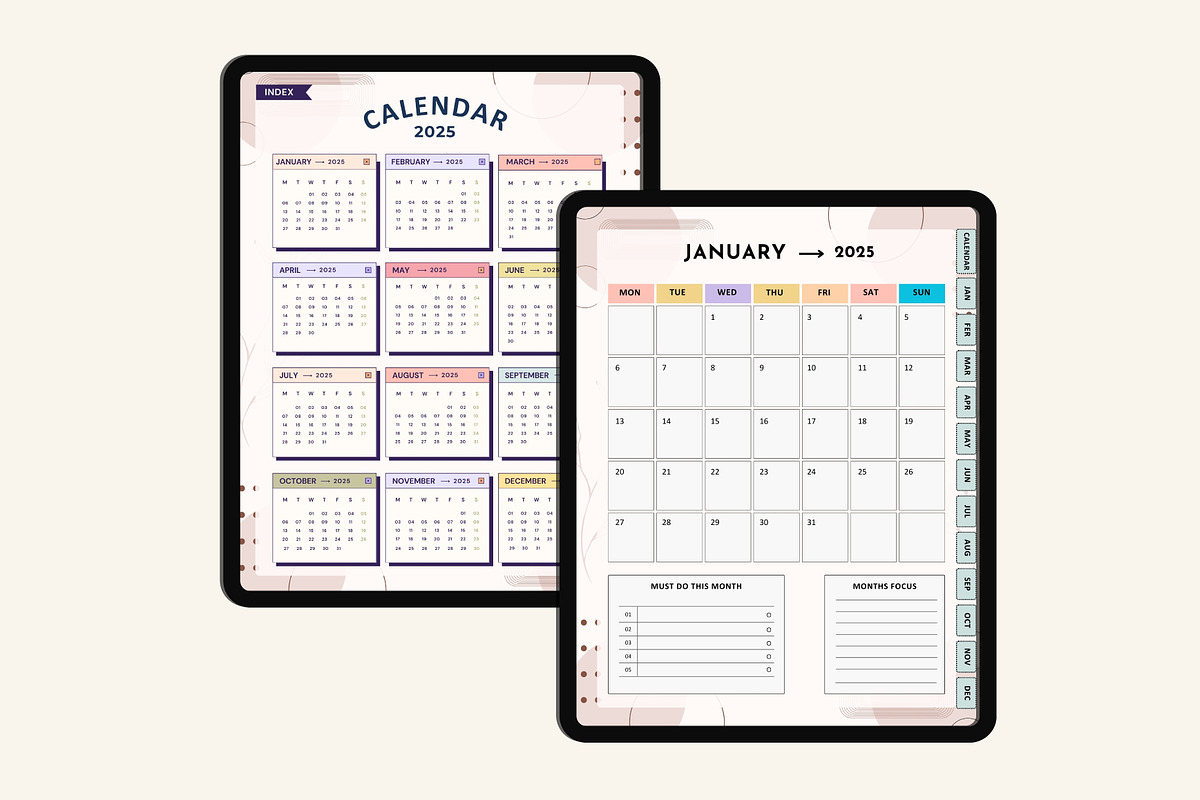 2025 Digital Craft Business Planner, a Stationery Template by Designmela01 (Photo 4 of 8)