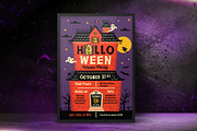 Halloween Party Flyer, a Flyer Template by Totem Design Studio (Thumbnail 2 of 7)