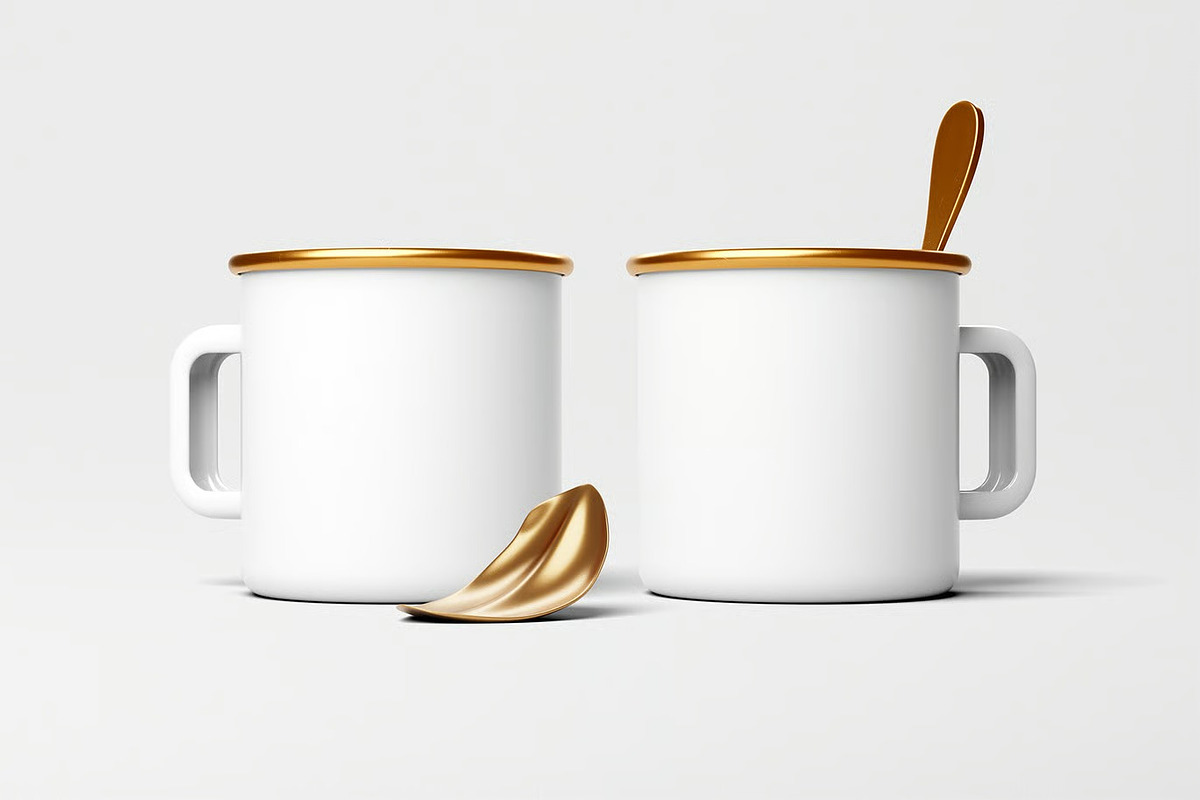 Enamel Mug Mockup, a Cups & Container Mockup by zpackcreative (Photo 2 of 4)