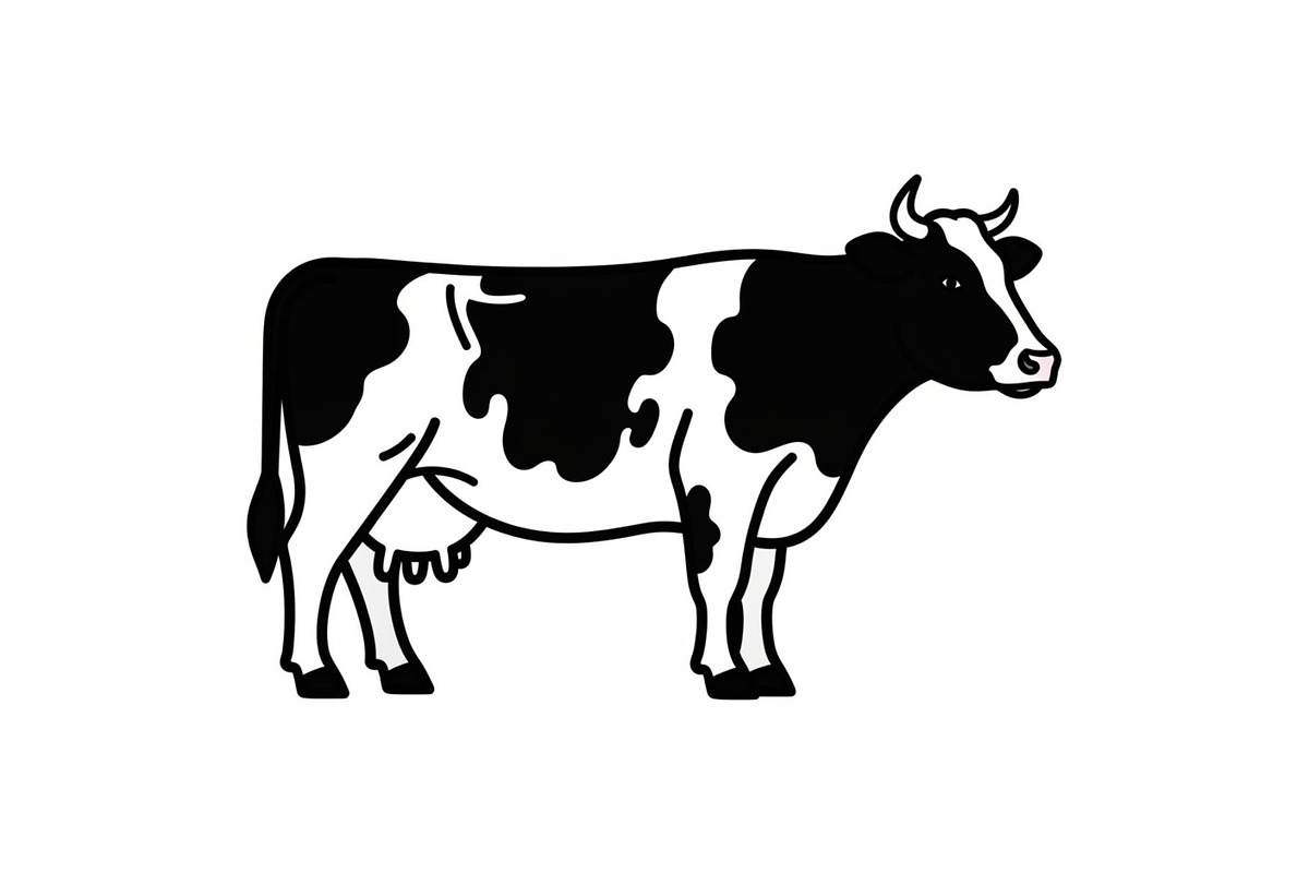 Farm Cow Silhouette Vector Bundle, an Illustration by Designs_River (Photo 48 of 51)