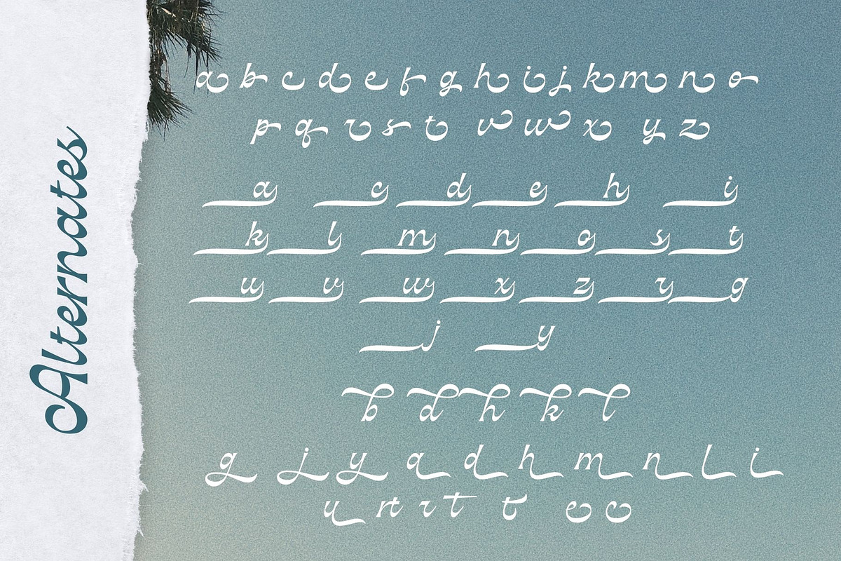Vagodha - Retro Script, a Script Font by Sronstudio (Photo 13 of 13)