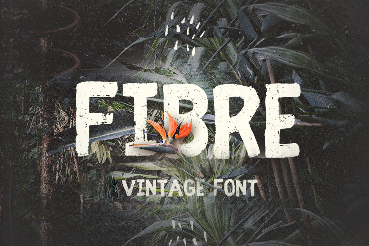Fibre - Vintage Font