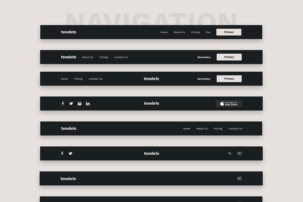 Tenebris Wireframe Kit, a Wireframe Template by Milos Knezevic (Photo 16 of 17)