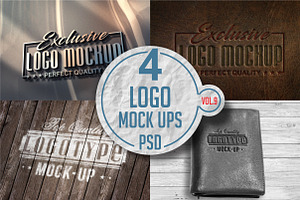 Logo Mock-up Pack Vol.9
