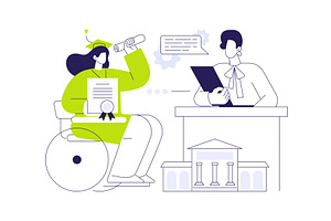 Diploma ceremony isolated cartoon, an Education Illustration by Visual Generation