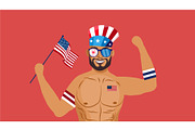 Celebrate American Independence Day, an Object Illustration by foxndeer (Thumbnail 2 of 4)
