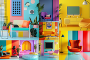 Pop Art Living Rooms, a Background Photo by Picturesque Stories (Thumbnail 2 of 6)
