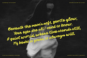 Midnight Chianti - Handwritten Font, a Script Font by SilverStag Type Foundry (Thumbnail 23 of 23)