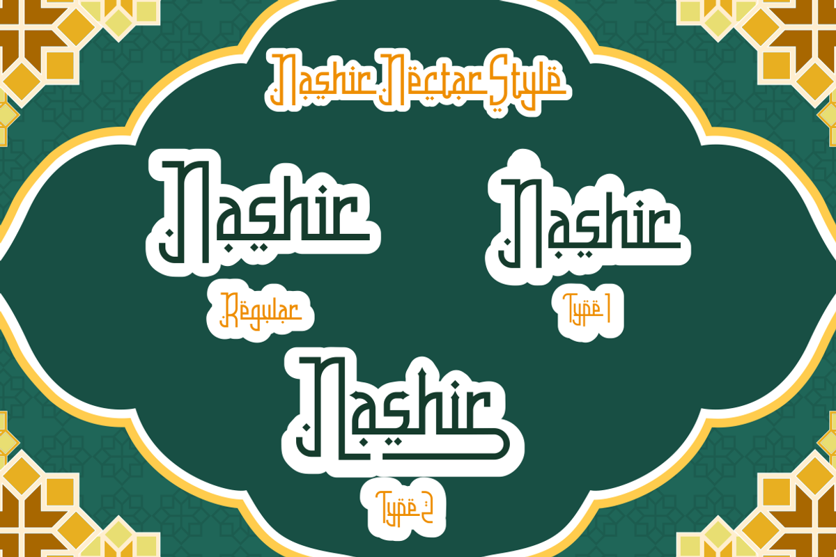 Nashir Nectar - Modern Islamic Font, a Font by PutraCetol Studio (Photo 7 of 11)