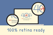 AirMail - Error 404 HTML Template, a HTML Template by PixelGlobe (Thumbnail 3 of 5)