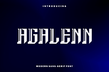 Agalenn font