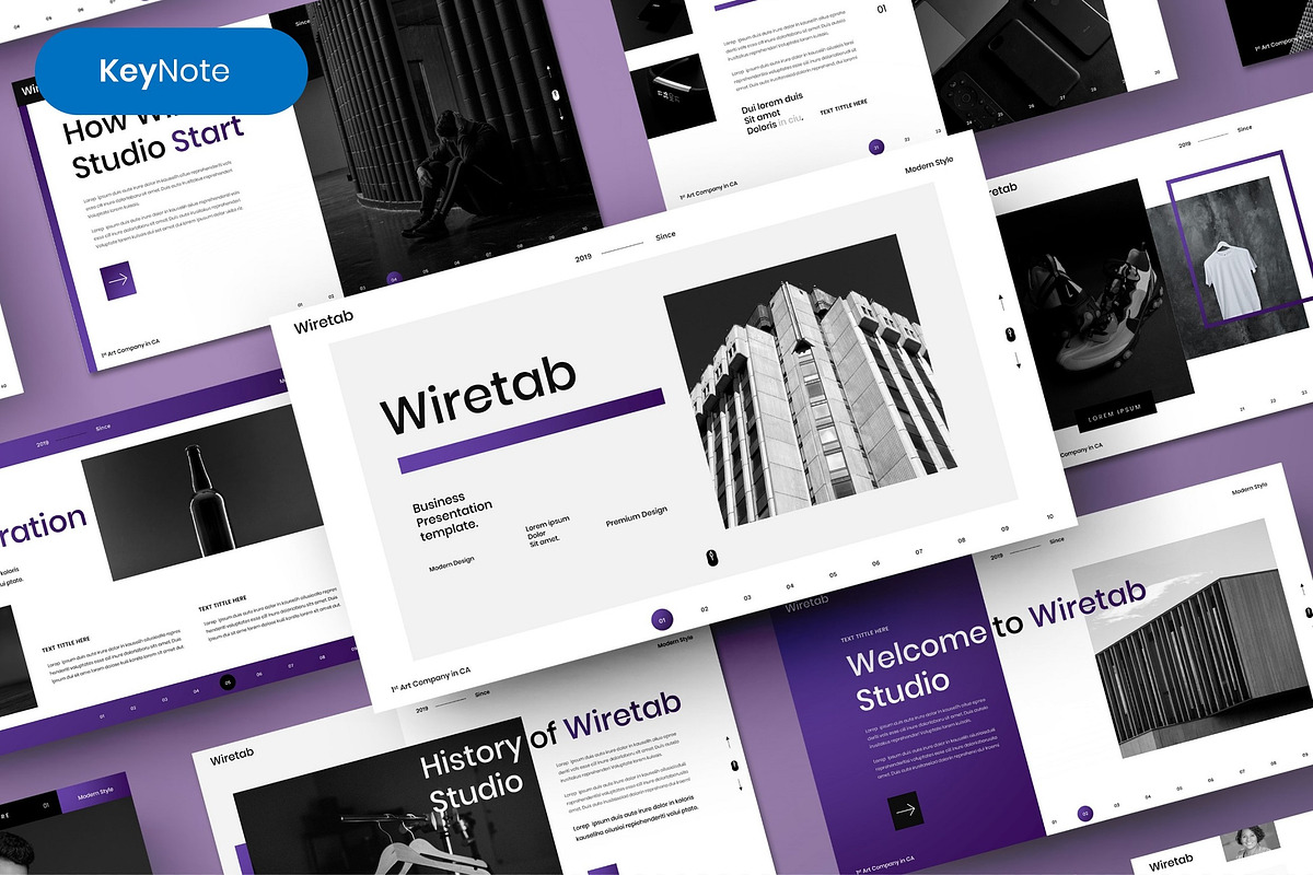 Wiretab – Business Keynote, a Presentation Template by Dens Creative Studio (Photo 1 of 6)