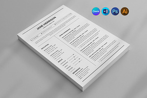 Resume Template Pack