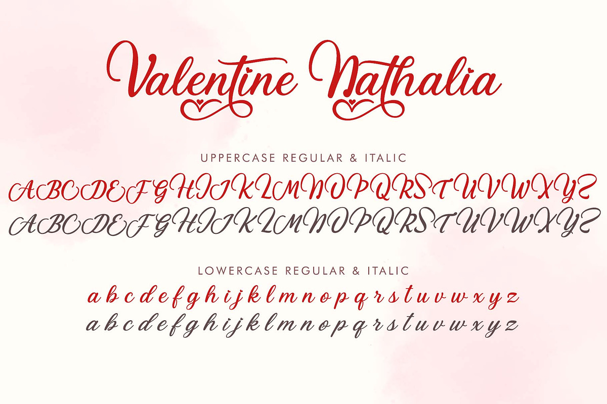 Valentine Nathalia, a Handwritten Font by Yoga Letter (Photo 8 of 10)