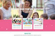 Wix Website Template for Kids Party, a Wix Template by Wix Creative Themes (Thumbnail 2 of 4)