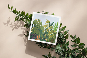 Plants & Green Leaves, Nature Cards