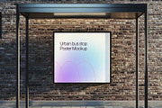 Urban Bus Stop Poster Mockup, an Advertising Mockup by PixelPiknik (Thumbnail 3 of 5)