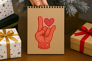 Crochet Hand Sign PNG ASL I Love You, a Seasonal Illustration by Craftsbeefy (Thumbnail 2 of 6)