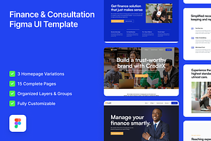 CreditX - Finance Figma Template, an UI Kit Template by FinestDevs