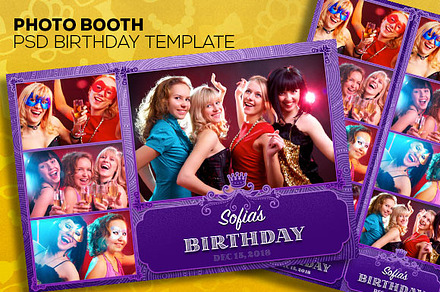 PhotoBooth PSD Templates Two Size