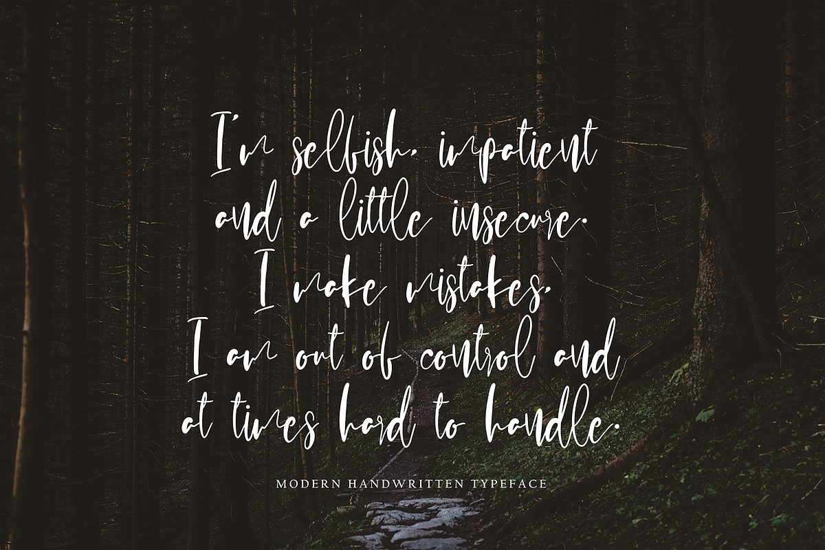 Dariel Chesar, a Handwritten Font by HaKi Studio (Photo 2 of 5)