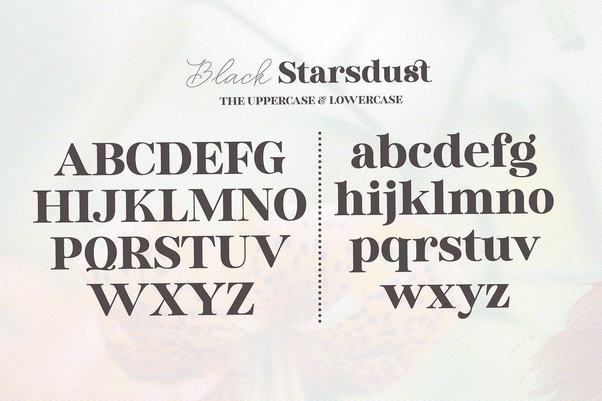 Black Starsdust (Font Duo), a Serif Font by Genesis Lab (Photo 8 of 10)