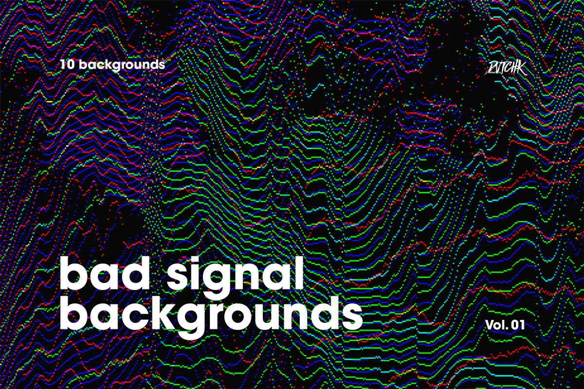 Bad Signal Backgrounds Vol. 01, a Background Graphic by dvtchk (Photo 3 of 10)