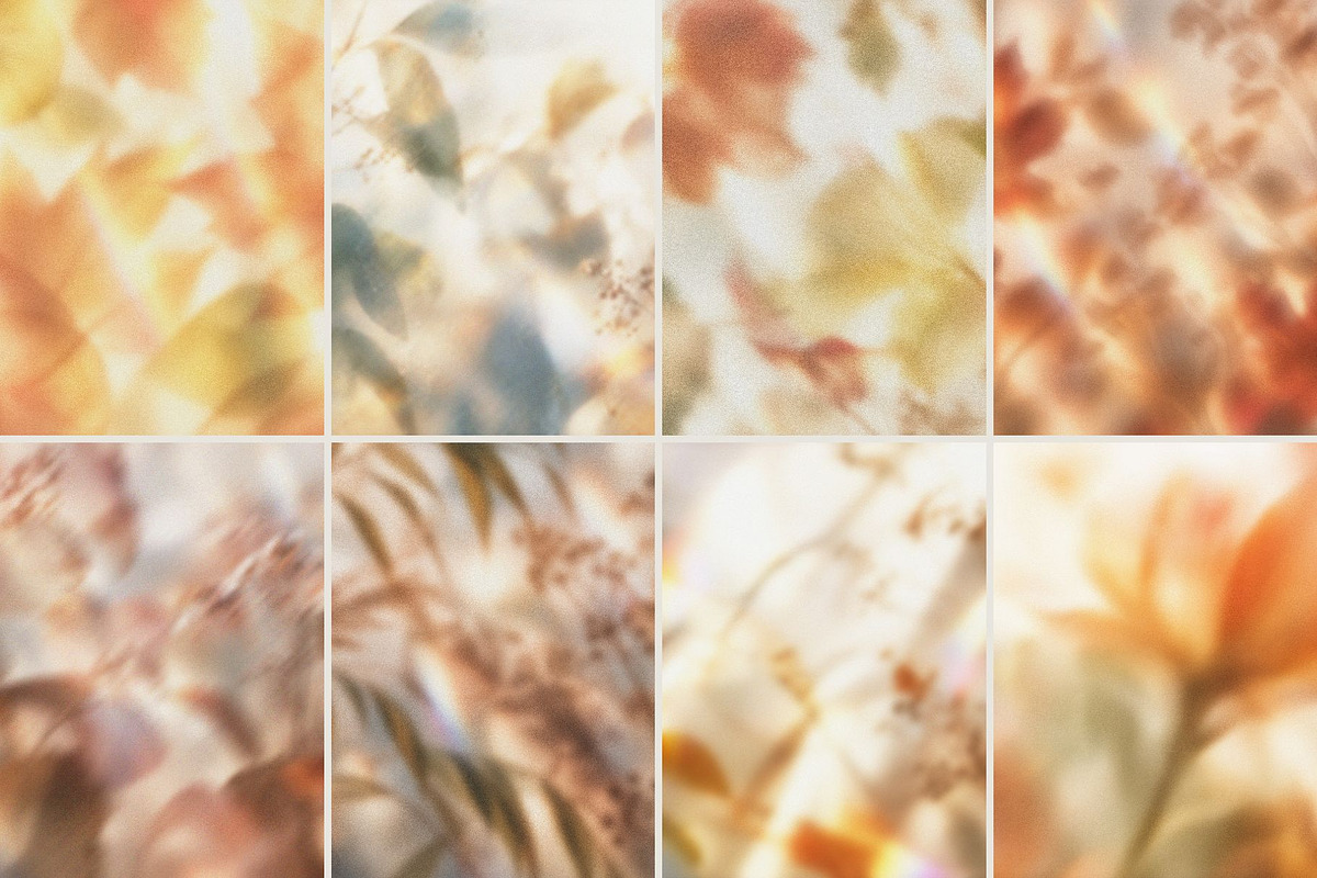 Blurry Floral Gradient Backgrounds, a Background Graphic by Kat Anti (Photo 3 of 7)