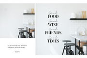 MODERN KITCHEN Wall&Frame Mockup, a Print Template by MyHomeMockups (Thumbnail 5 of 7)