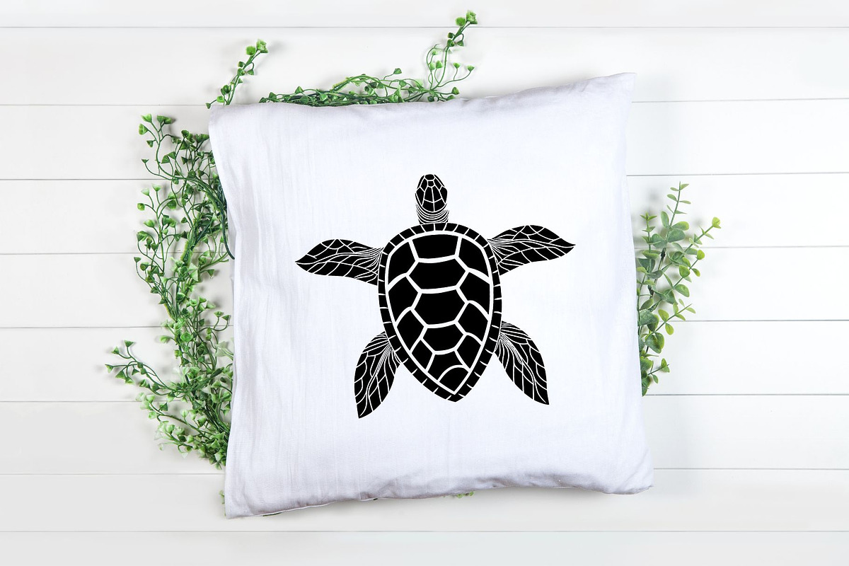 Sea Turtle SVG - Sea Turtle Clipart, an Illustration by YouniqueArtwork (Photo 5 of 5)