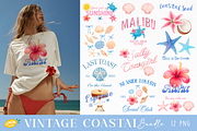 Vintage Coastal PNG Bundle, a Seasonal Illustration by LemonDesign (Thumbnail 1 of 13)