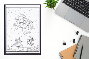 215 Vector Space Coloring Pages